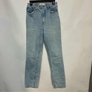 Abercrombie & Fitch Sky Blue High Rise Jeans